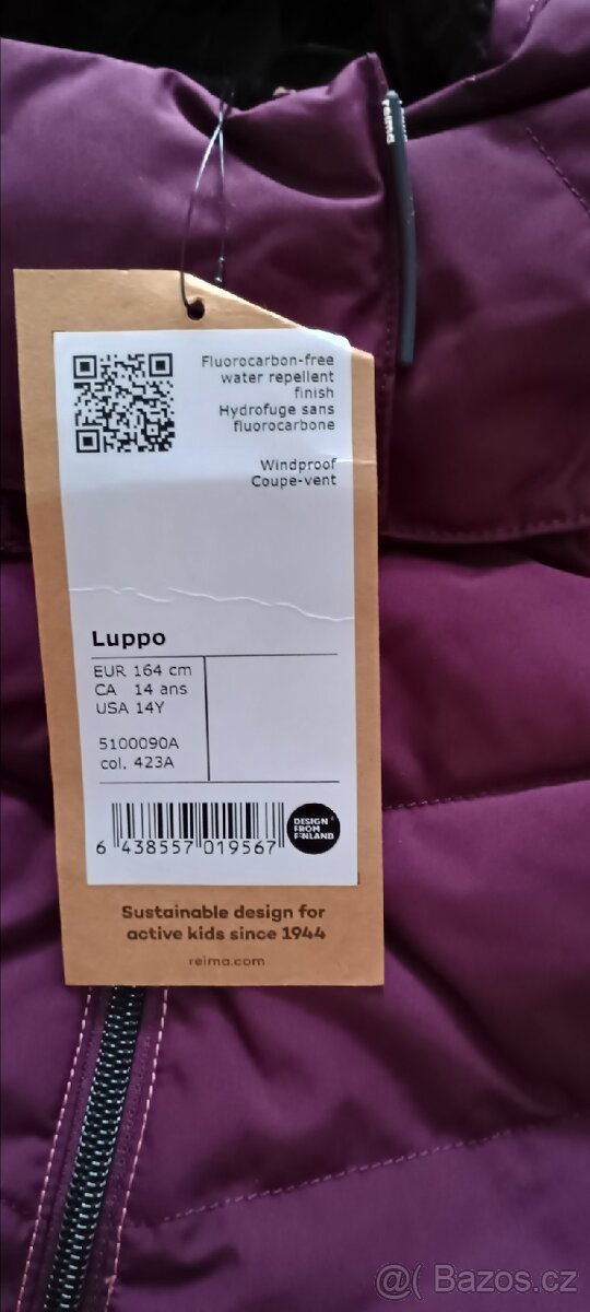 Zimní bunda Reima luppo vel.164 - 2
