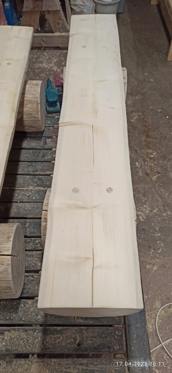 Masivní smrková lavice - 2