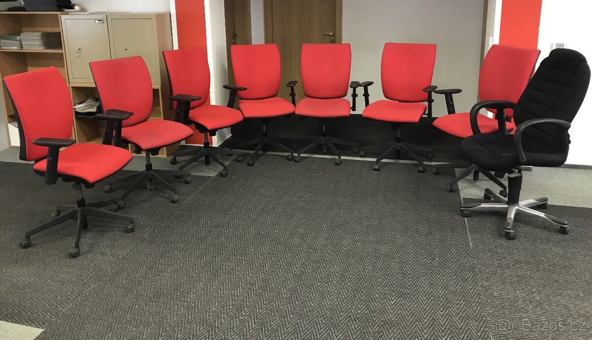 Kvalitní německé kancelářské židle LD seating 7+1 - 2