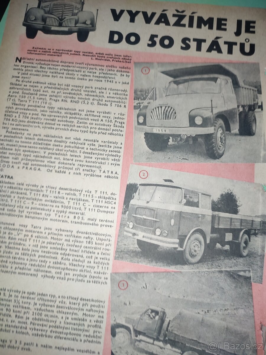 Tatra 111,138,Praga v3s - 2