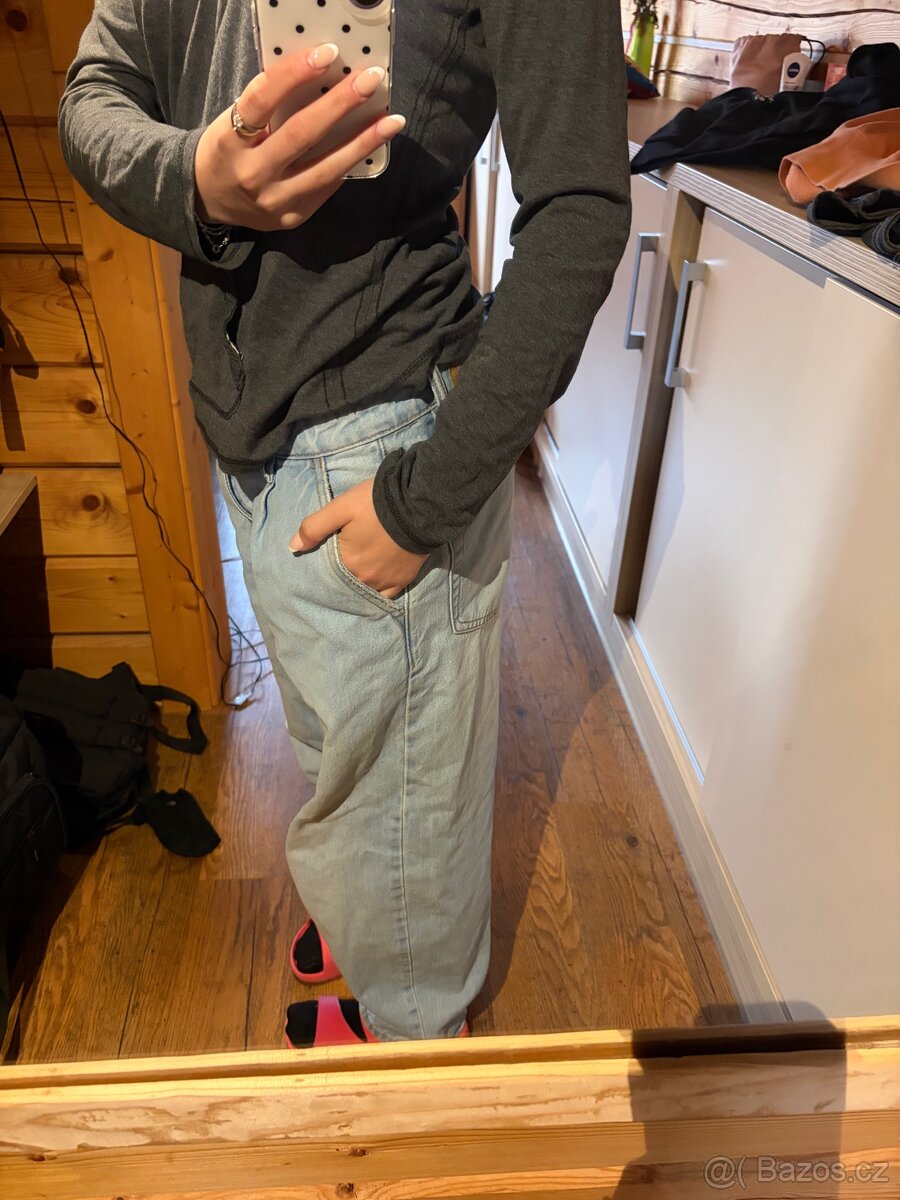 Světle modré kalhoty - 2