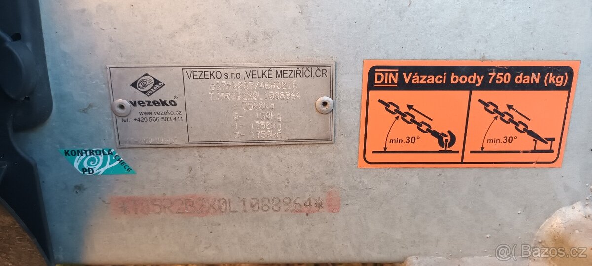 Přepravník strojů 3,5t - 2