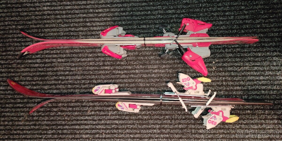 První dětské sjezdové lyže délka 85 cm a 90 cm - pro 4 leté - 2