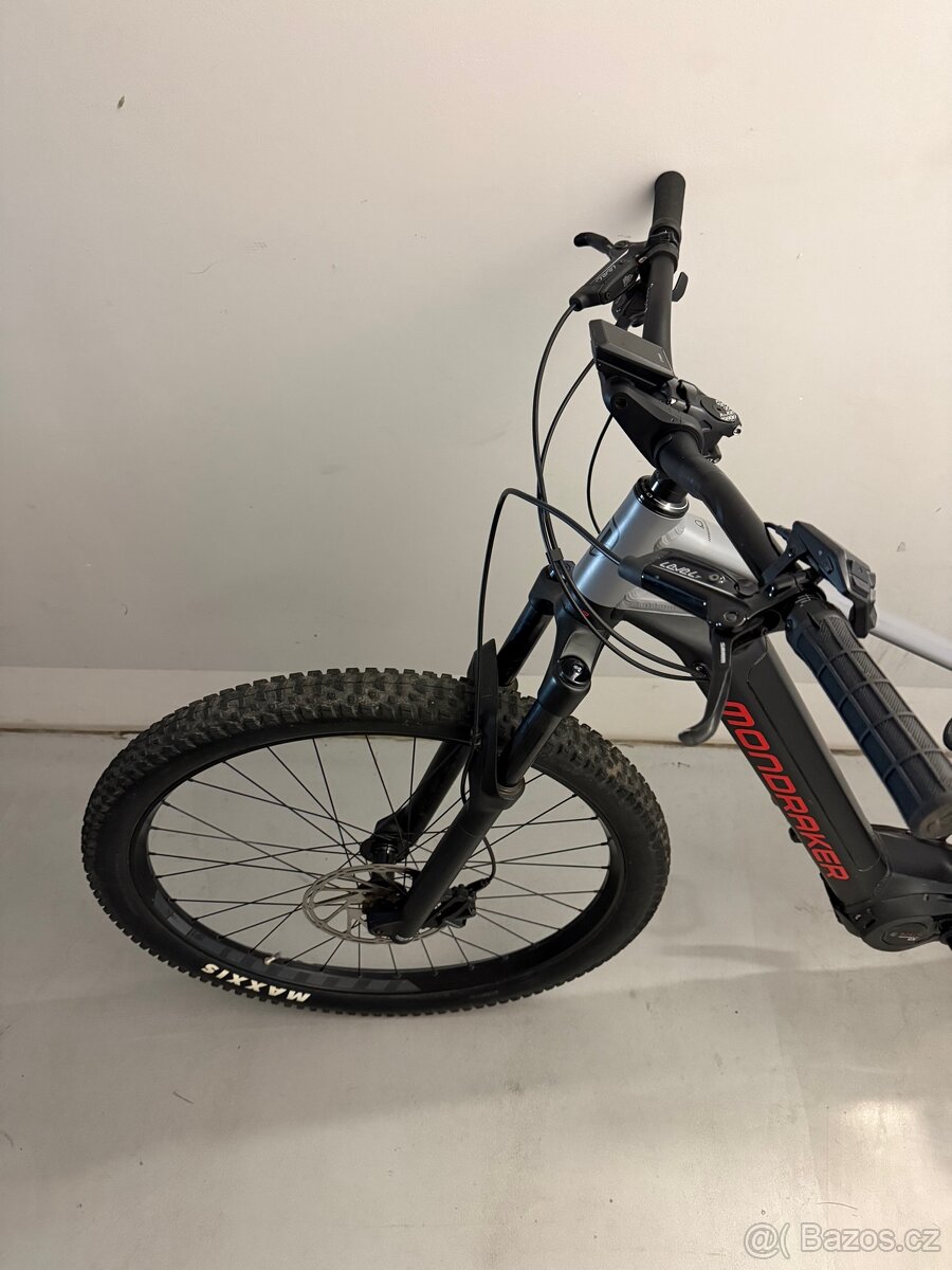 MONDRAKER Prime, black/nimbus grey/flame red - 2