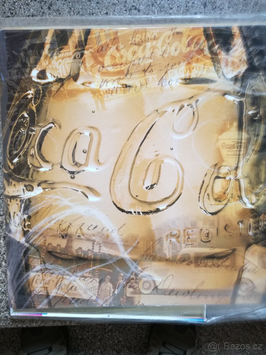 plechová cedule Coca Cola (cca 45 x 45 cm) - 2