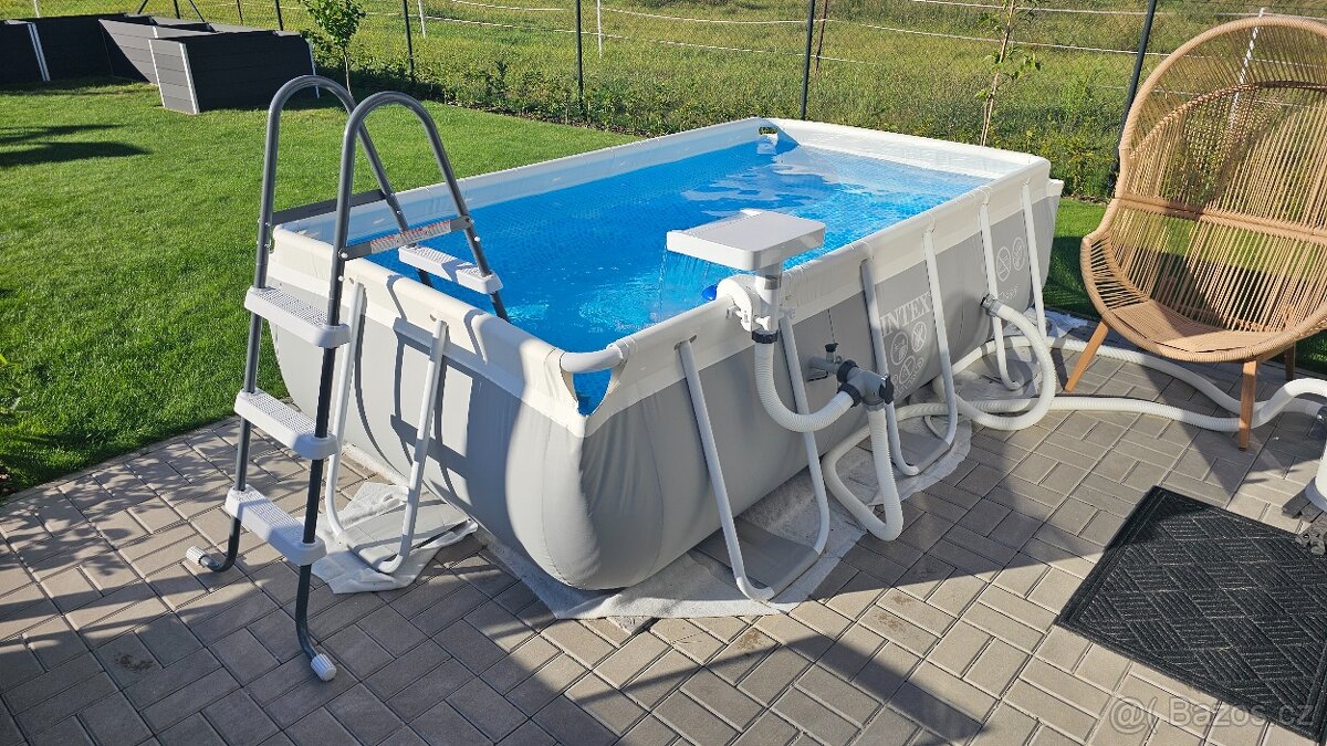 Intex Prism Frame 300 × 175 × 80 cm + schůdky + plachta - 2