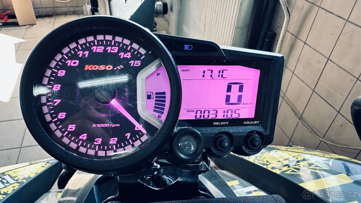 Prodám Digitální tachometr KOSO RX2N - 2