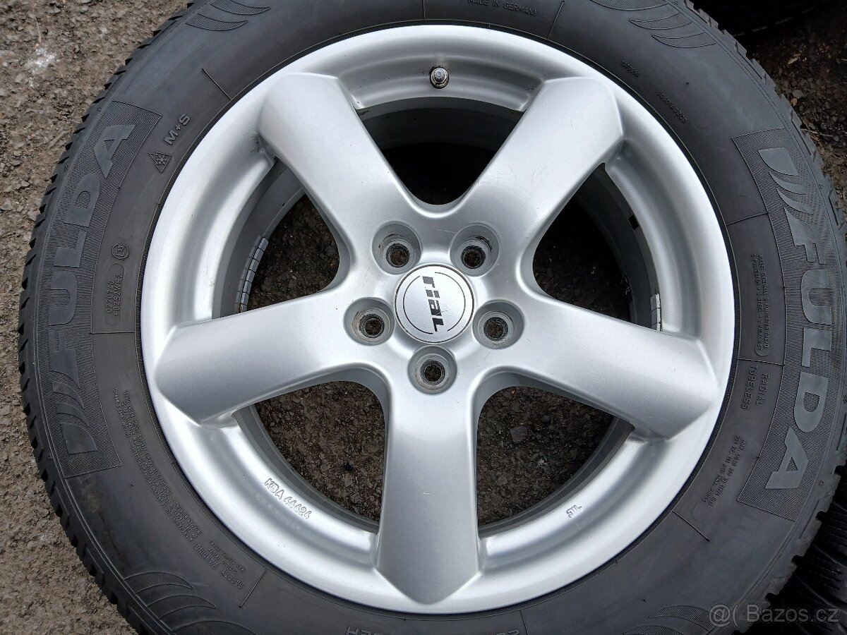 Prodám sadu ALU kol Rial 235/60R17 zimní - 2