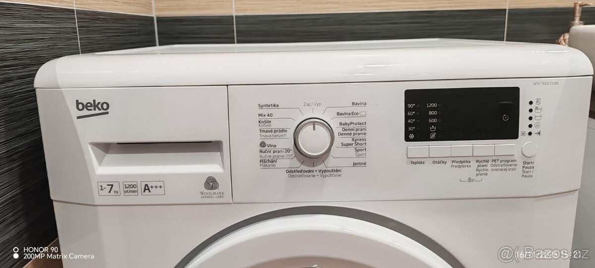 Pračka Beko, 7KG, A+++ - 2