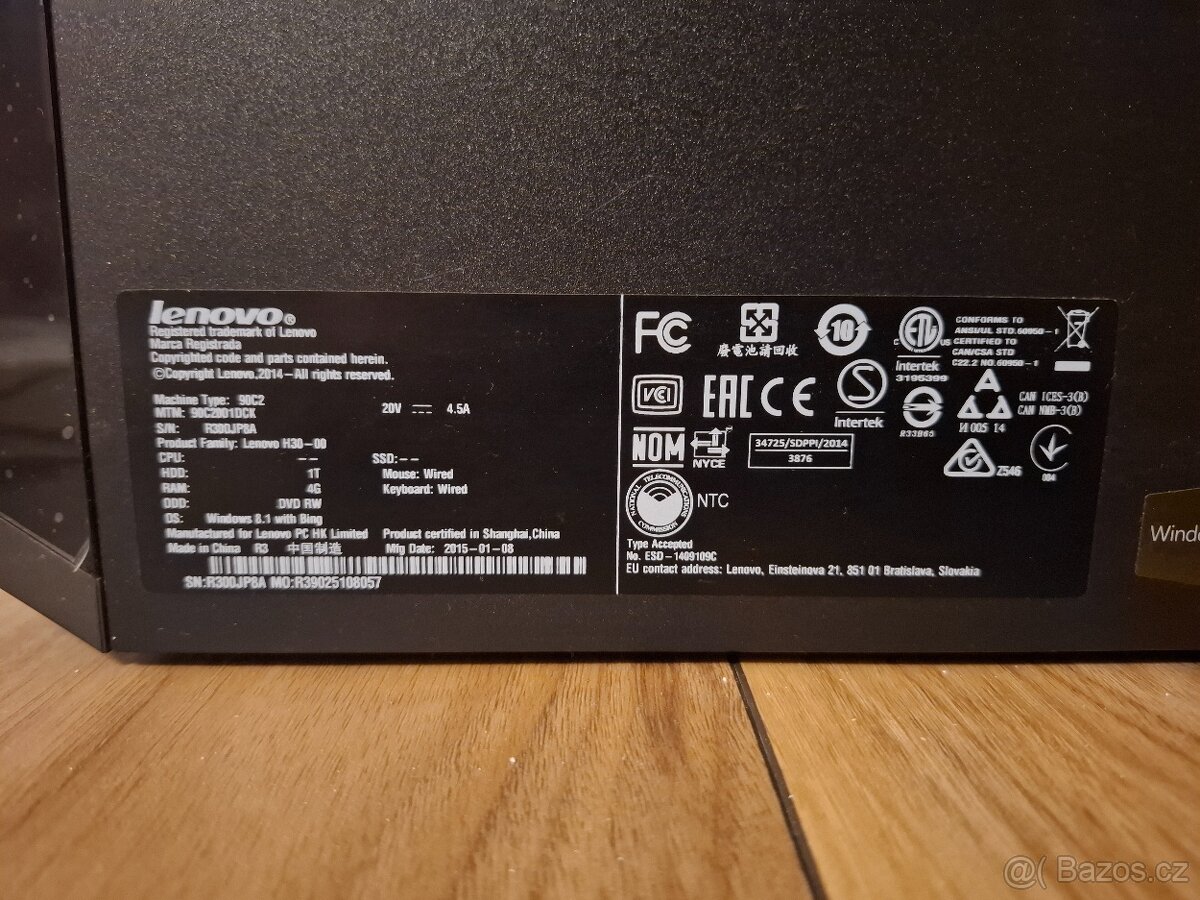 Stolní počítač lenovo 90c2 - 2