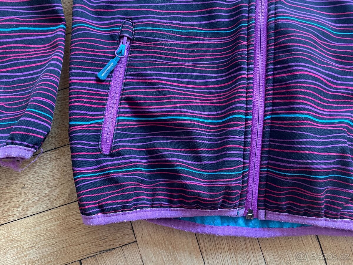 softshell bunda dívčí Lewro 128-134 - 2