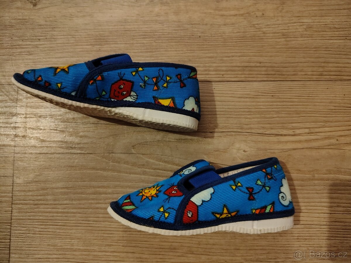 Dětské, chlapecké, klučičí bačkory, vel. 24,5 - 2