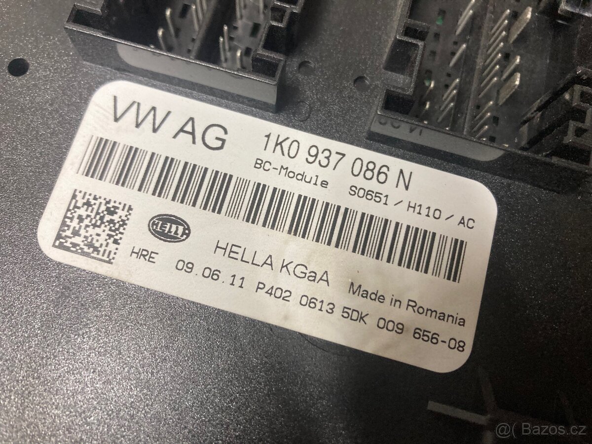 Komfortní řídící jednotka GOLF 6 - 2