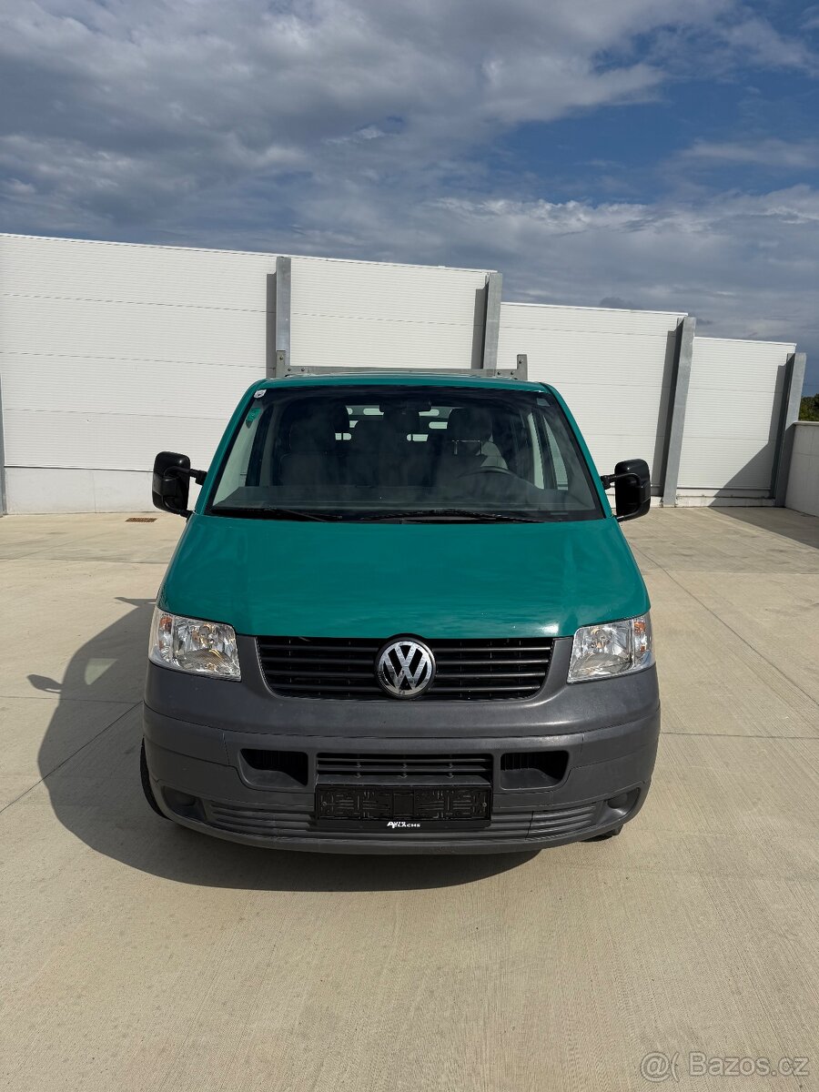 Vw T5 valník 1.9tdi 62kw TOP STAV DPH t5 transporter valník - 2