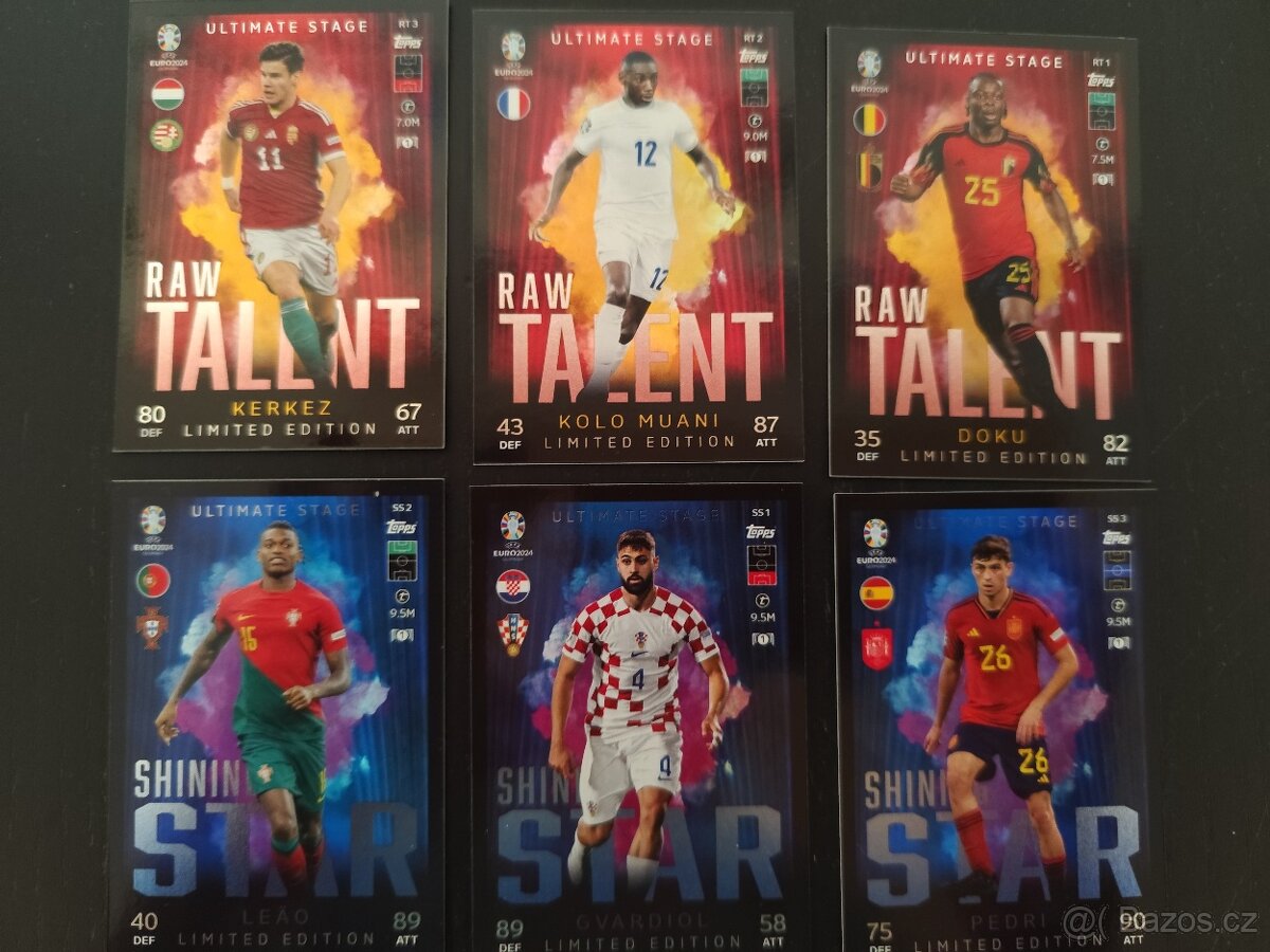 Fotbalové kartičky - Limit Edition Ultimate Stage - 2