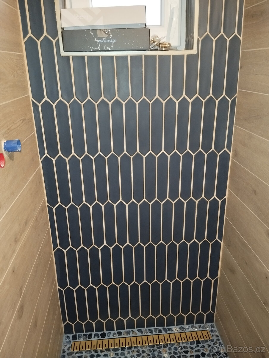 Obklad tmavě modrý, šestihran - 2