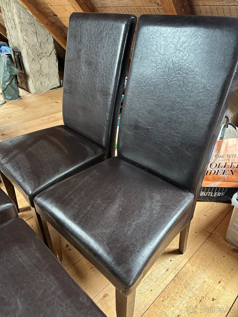 Kožené jídelní židle - 2