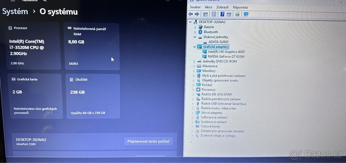 Lenovo Z580 - 2