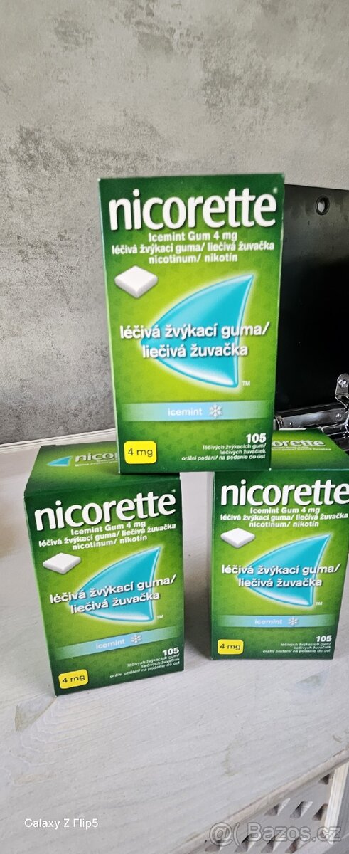 Žvíkací guma nicorette - 2