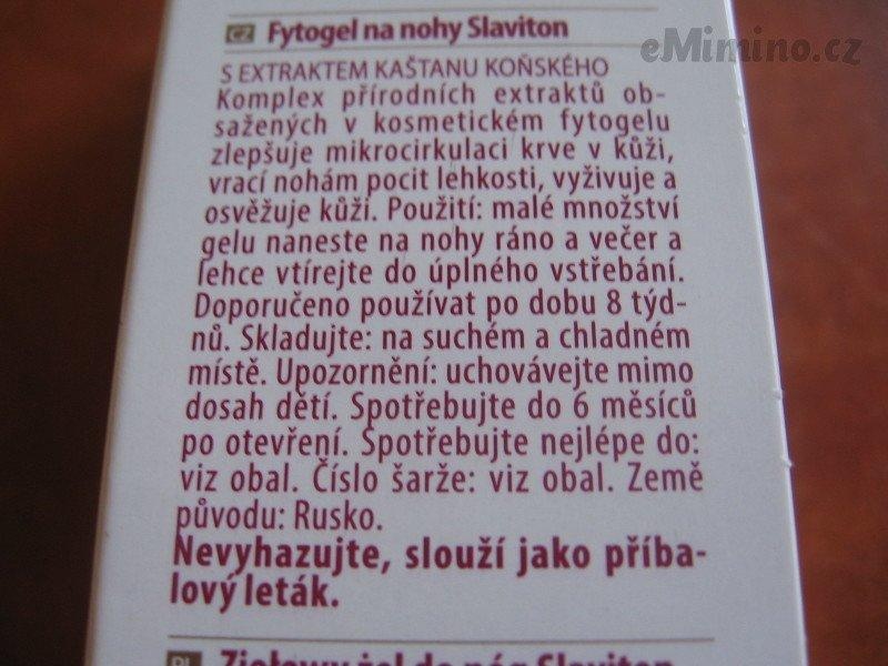 Fytogel SLAVITON - 2