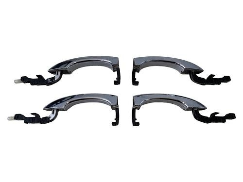 Kompletní sada klika KESSY stříbrná LX7W Audi A8 4H D4 2010 - 2