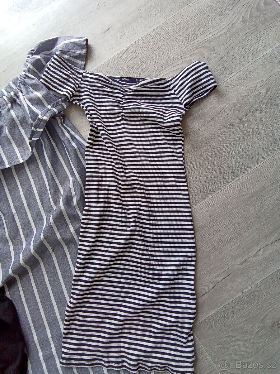 Dívčí šaty a svetřík vel. 164 - 2