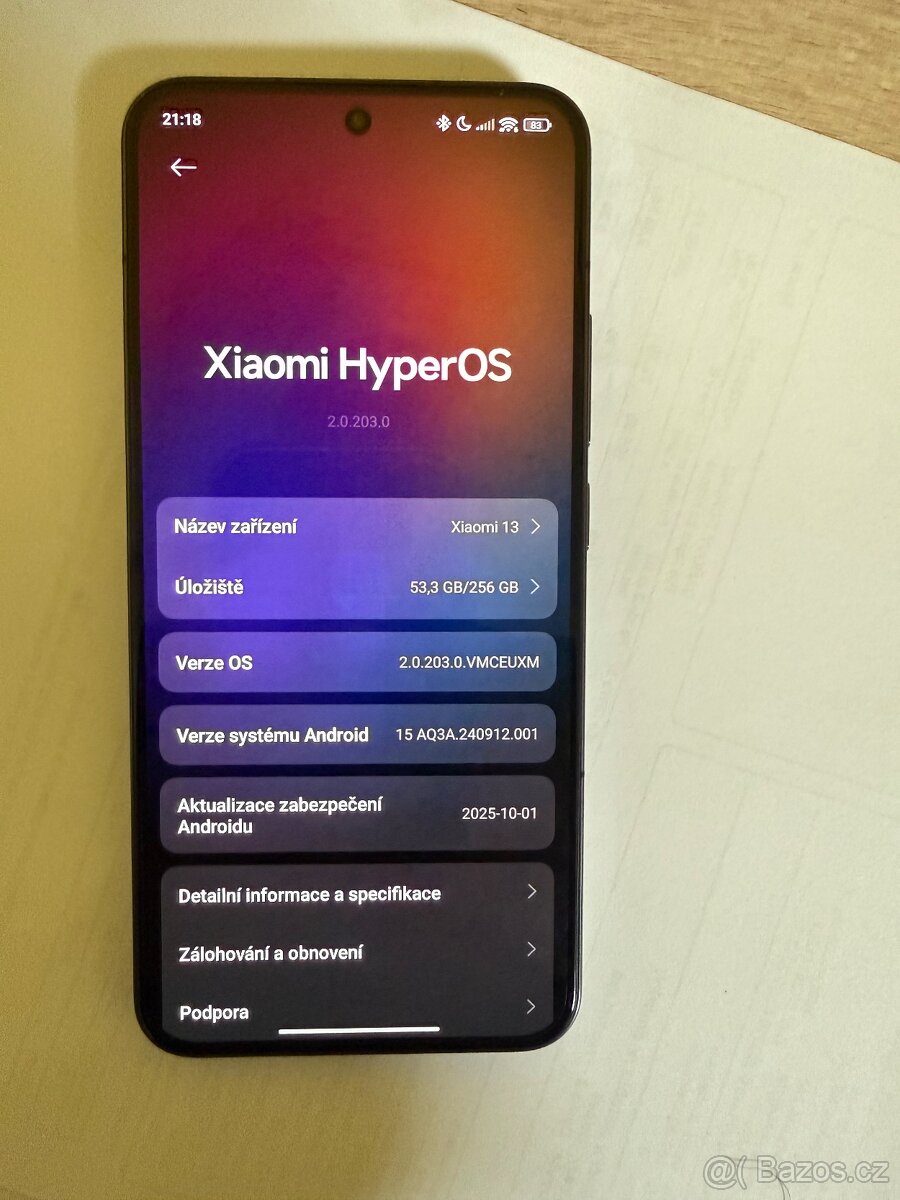 Xiaomi 13 8/256gb stav nového, 1 rok záruka - 2