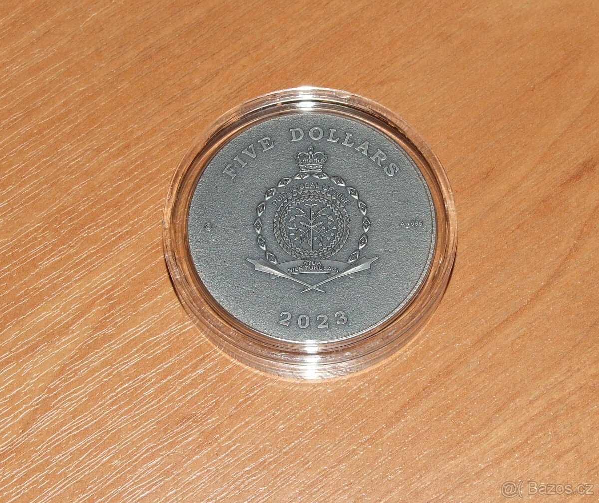 Sběratelská stříbrná mince Sachmet - 2