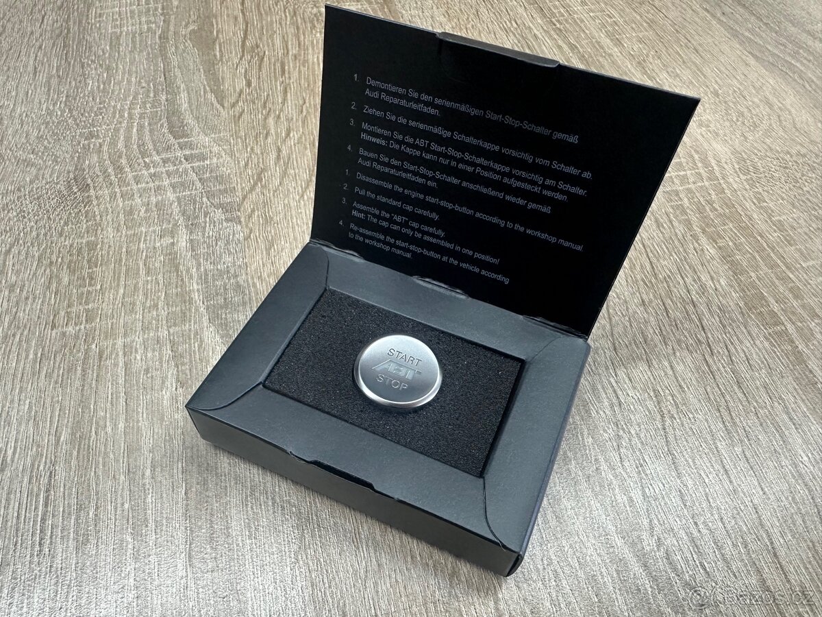 Doplňky ABT - startovací tlačítko, středovky, krytky - 2