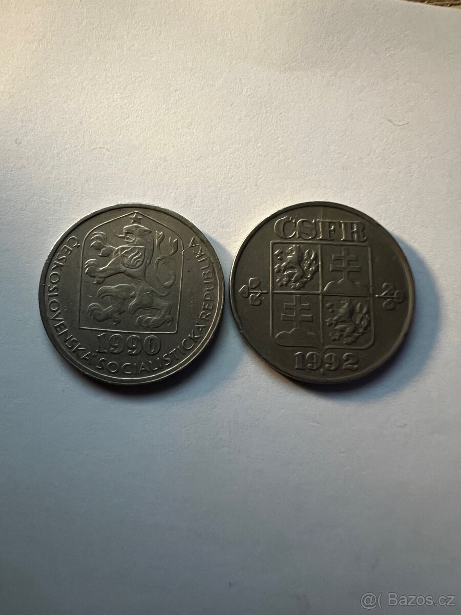 50 haléřů 1990/1992 - 2