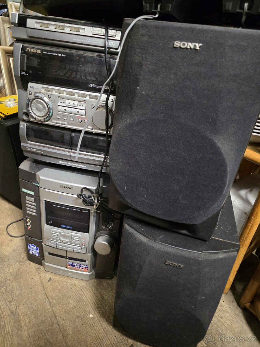 Hifivěže Sony, Aiwa... - 2