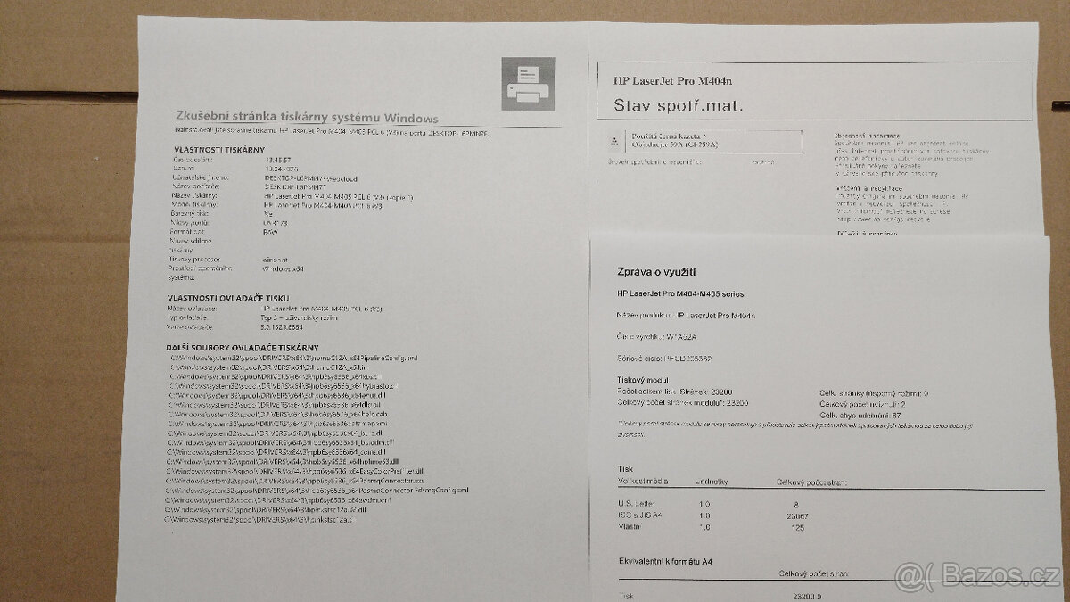 HP Laserjet M404N | LAN | najeto 20tis. - 2