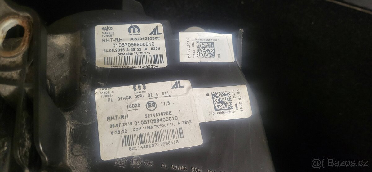 PŘEDNÍ SVĚTLO FIAT TIPO 2016 - 2