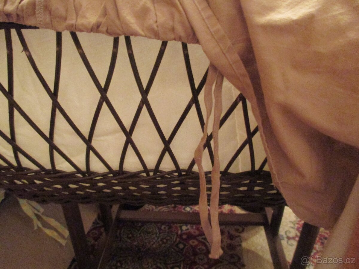 XXL proutěný košík pro miminko - 2