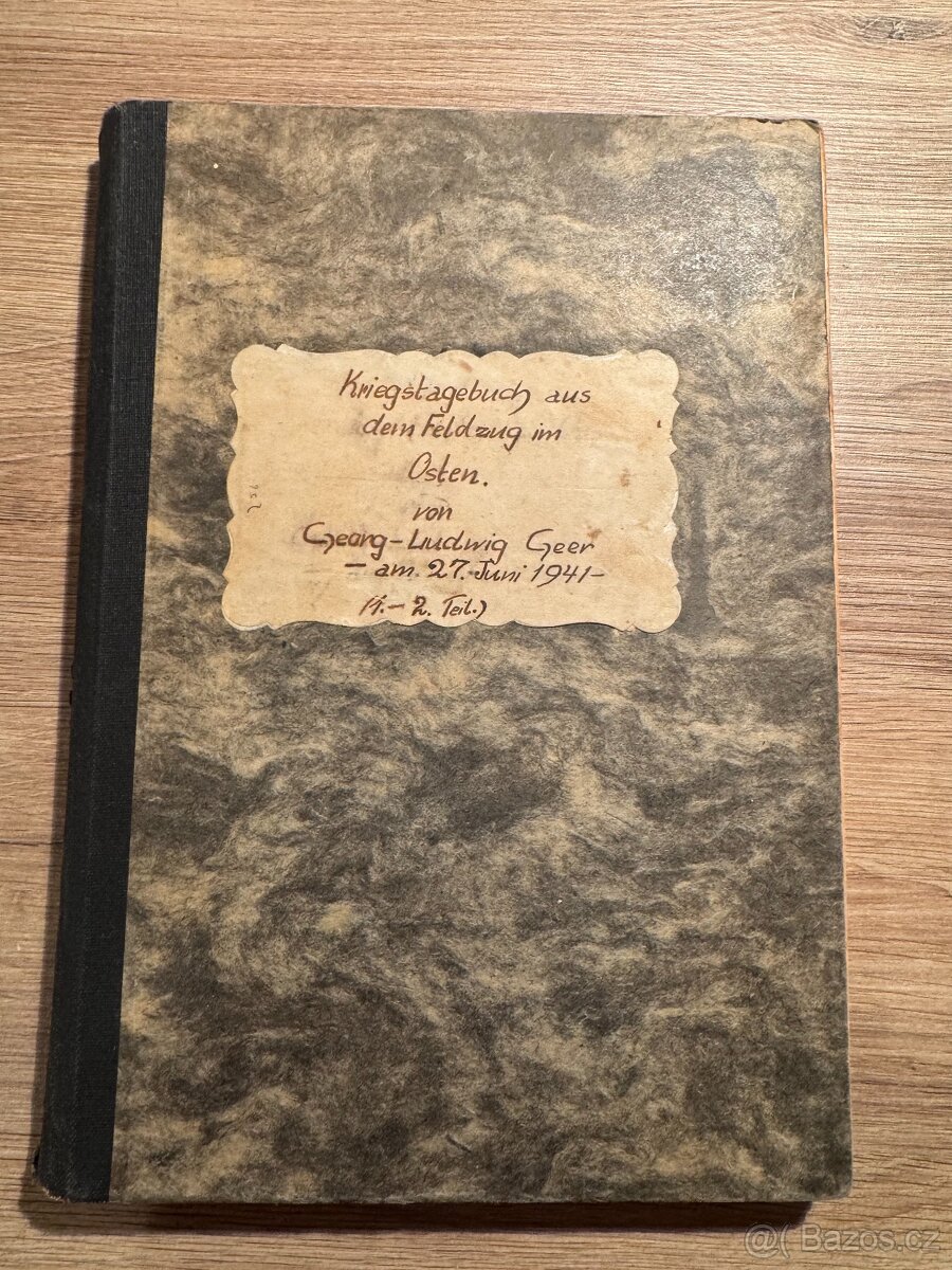 Deník vojáka z války pozůstalost - 2