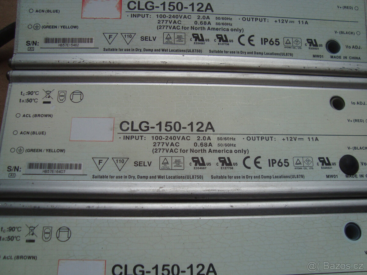 3x trafo 12V DC 11A - 2