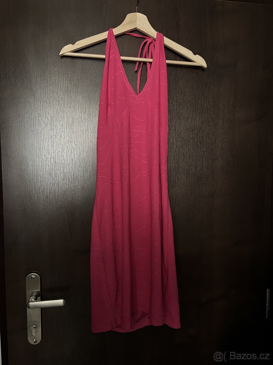 Azora - dáms. krásně růžové šaty – S/M? - 2