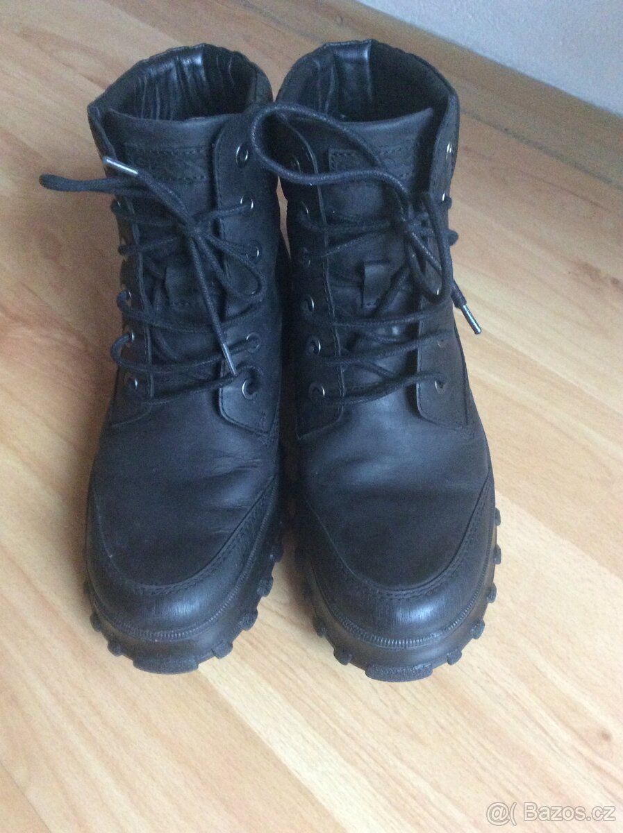 GEOX -černé pánské kotníčkové boty - 2