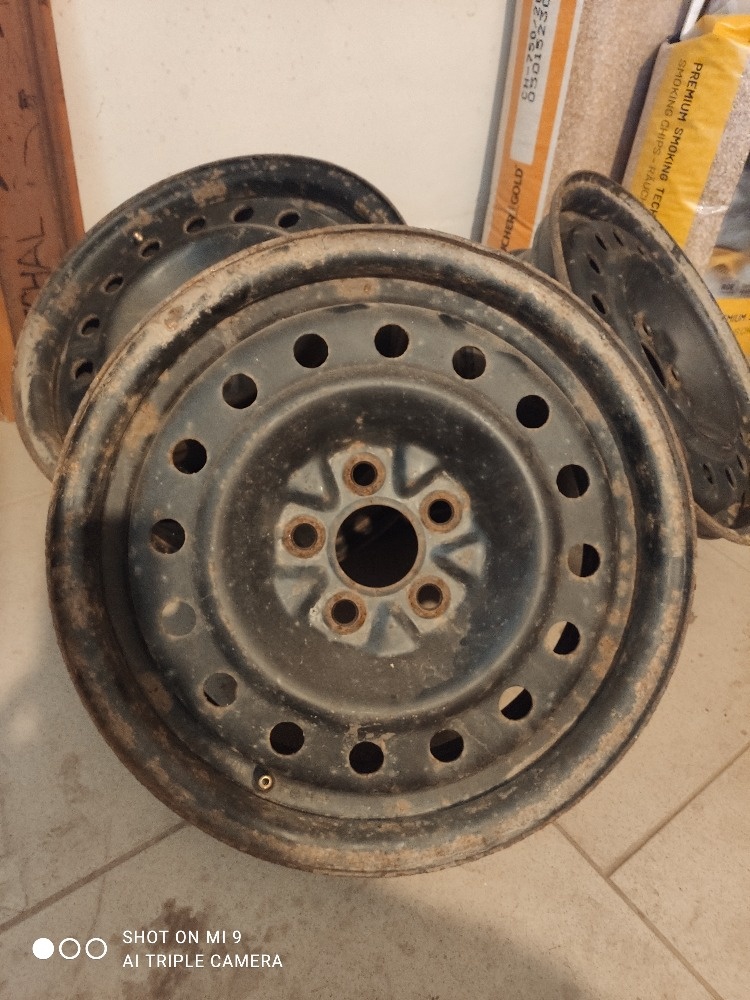 Prodám 4x plechový disk ET38 5x100x57.1 - 2