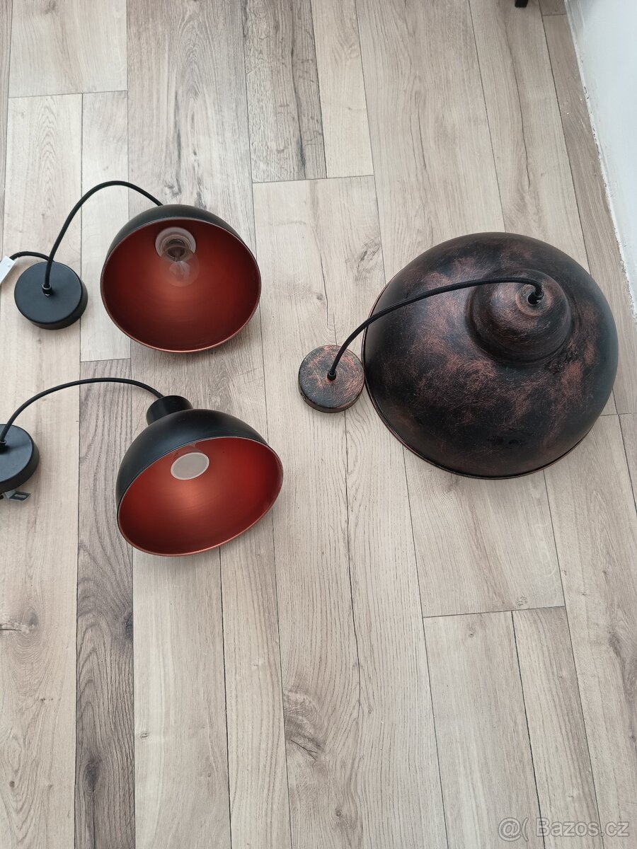 Sada tří závěsných lamp - 2