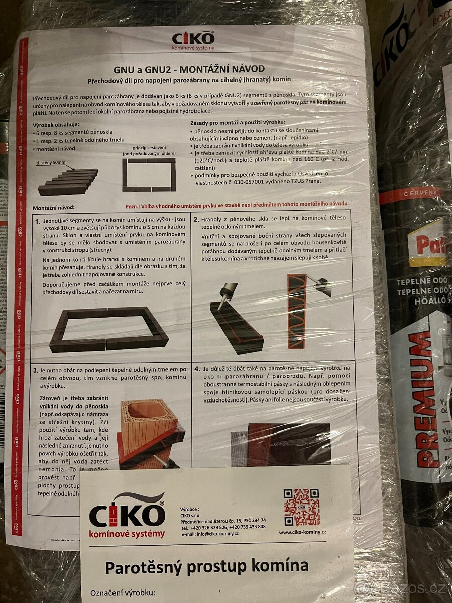 Parozábrana - přechodový díl - 2