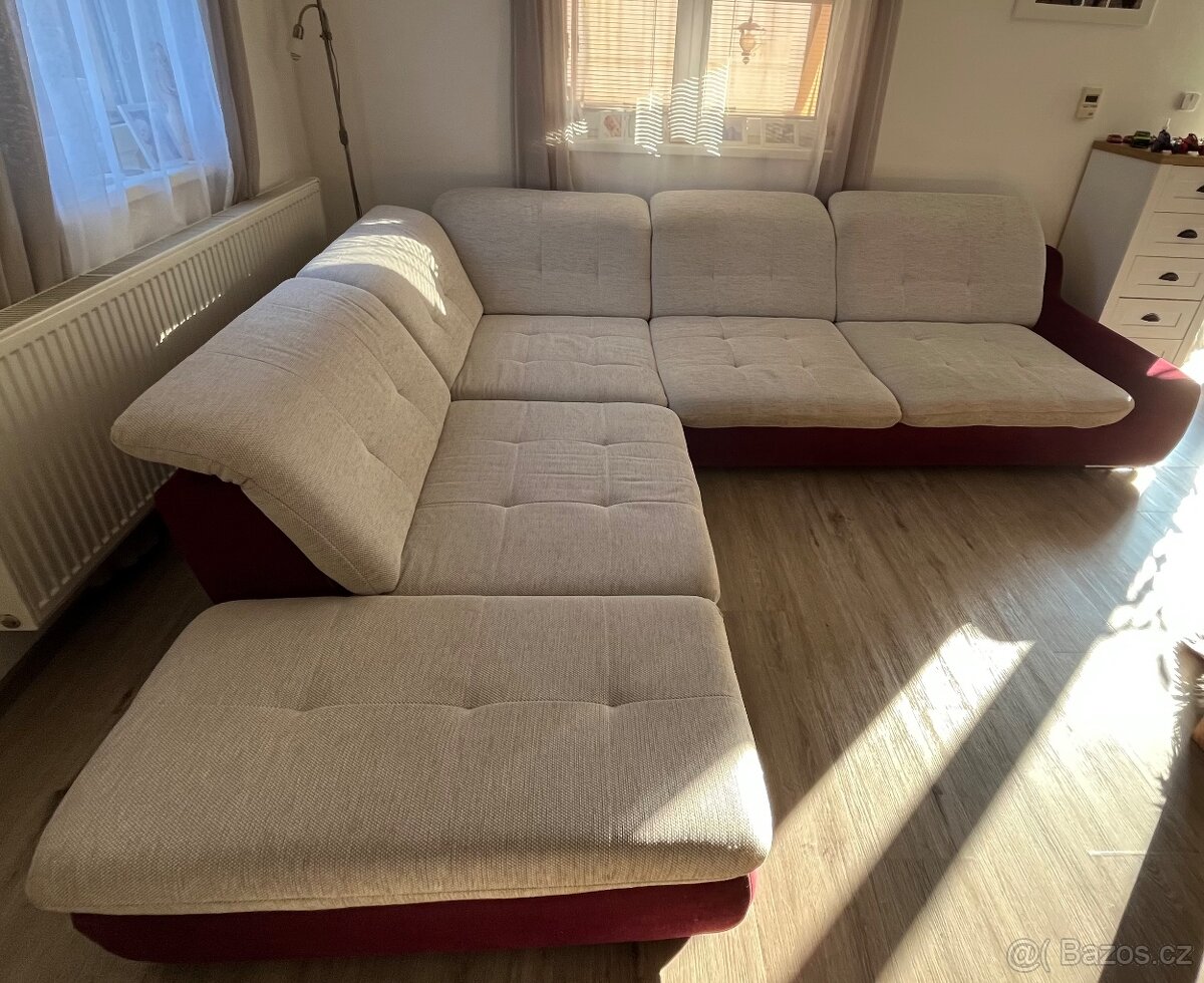 Pohodlná rohová sedačka - 2