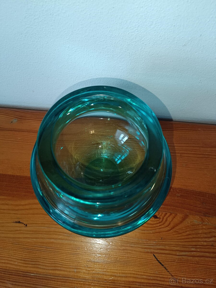 Váza akvamarínová - 2