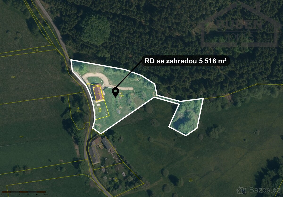 Dvougenerační RD (kolaudace 2014)  s garáží, zahradou 5516 m - 2