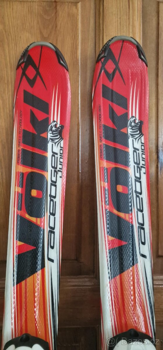 NEJKVALITNĚŠÍ DĚTSKÉ LYŽE Völkl 120CM,TOP STAV,PC 9.000KČ - 2