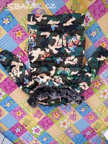 Dětská zimní bunda, kabát vel 128-134 - 2