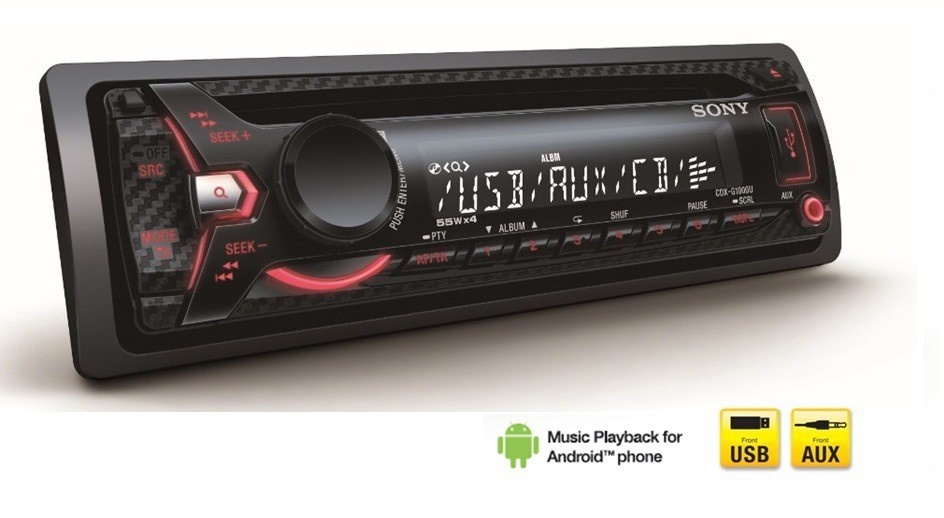 SONY CDX-G1000U , USB , MP3 , AUX.... , 55 X 4 Watt - 2