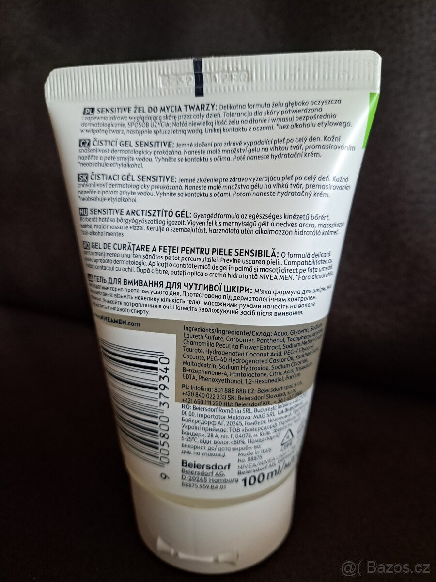 NIVEA Men Čisticí gel Sensitive - 2