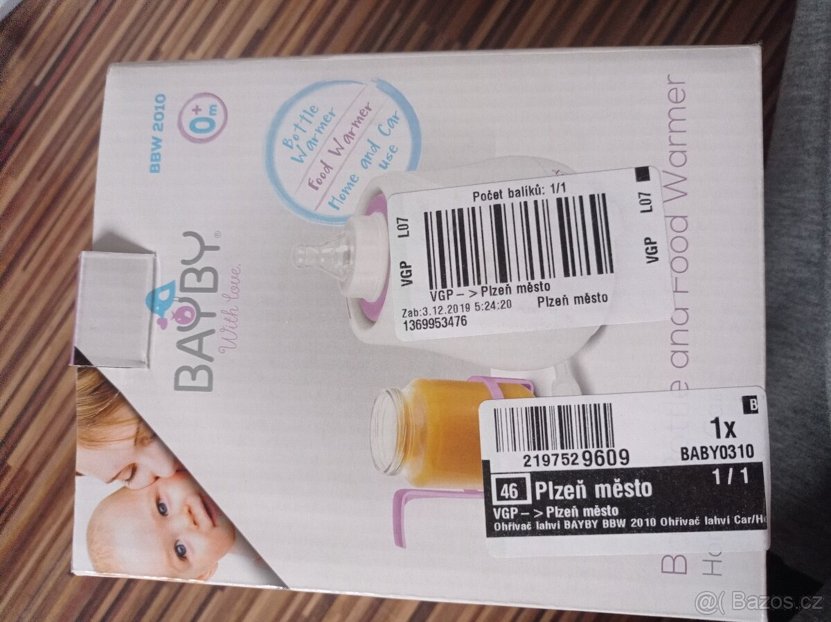 Ohřívač lahví BAYBY BBW 2010 Car/Home - 2