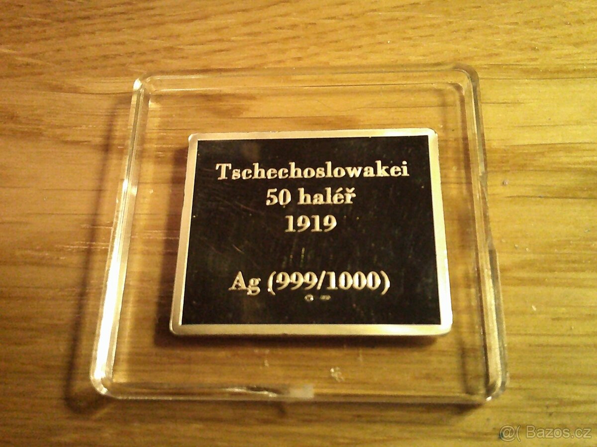 Stříbrná cihlička - Vyšehrad - 999/1000 - ryzí stříbro - 2